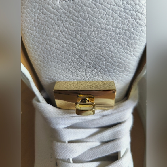 Buscemi wedge sneakers white leather eu 39/us 8.5 - Picture 9 of 12